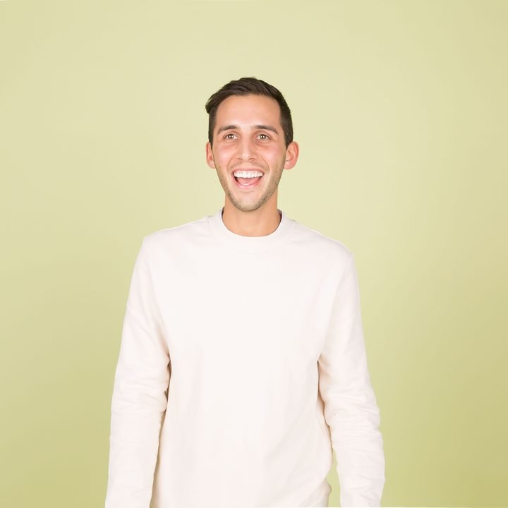 Bluza bawełniana kremowa Basic