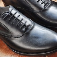 Półbuty oxford czarne Gentleman